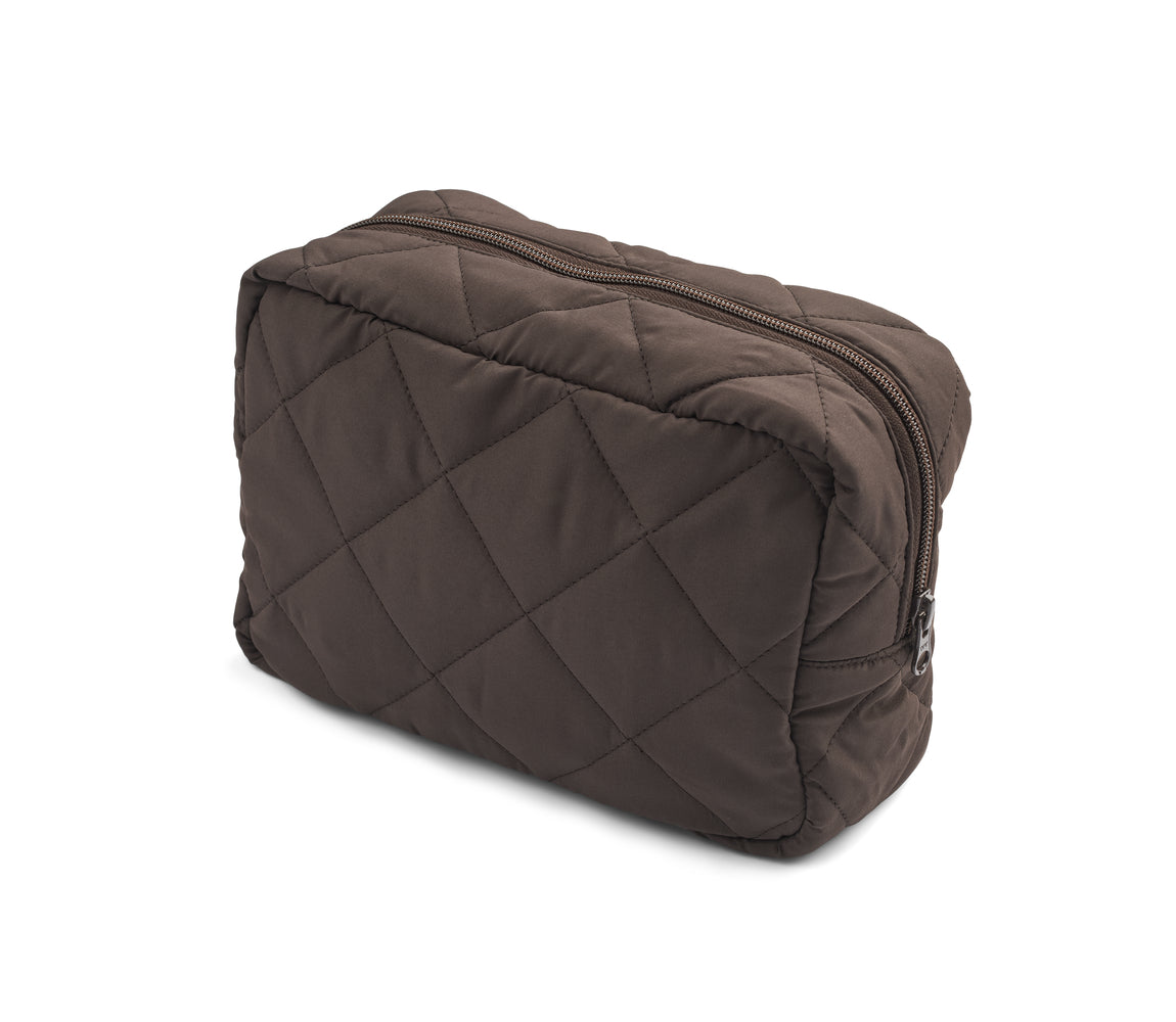 MarMar Aros Quilted Toalettmappe - Bitter Chocolate