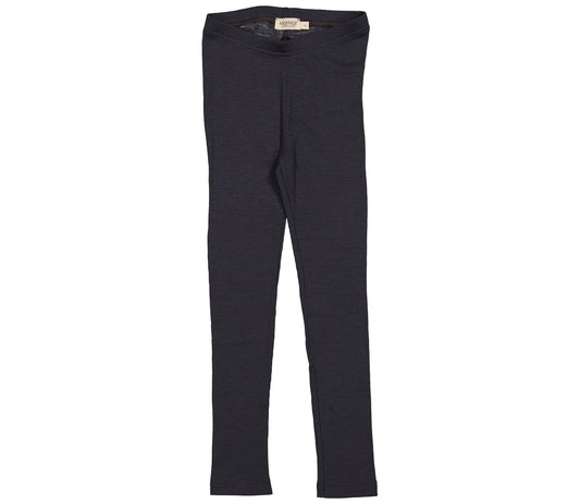 Rib Wool Legging - Night