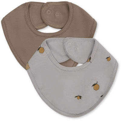 Basic 2-Pack Bib - Lemon Harbour/Brindle