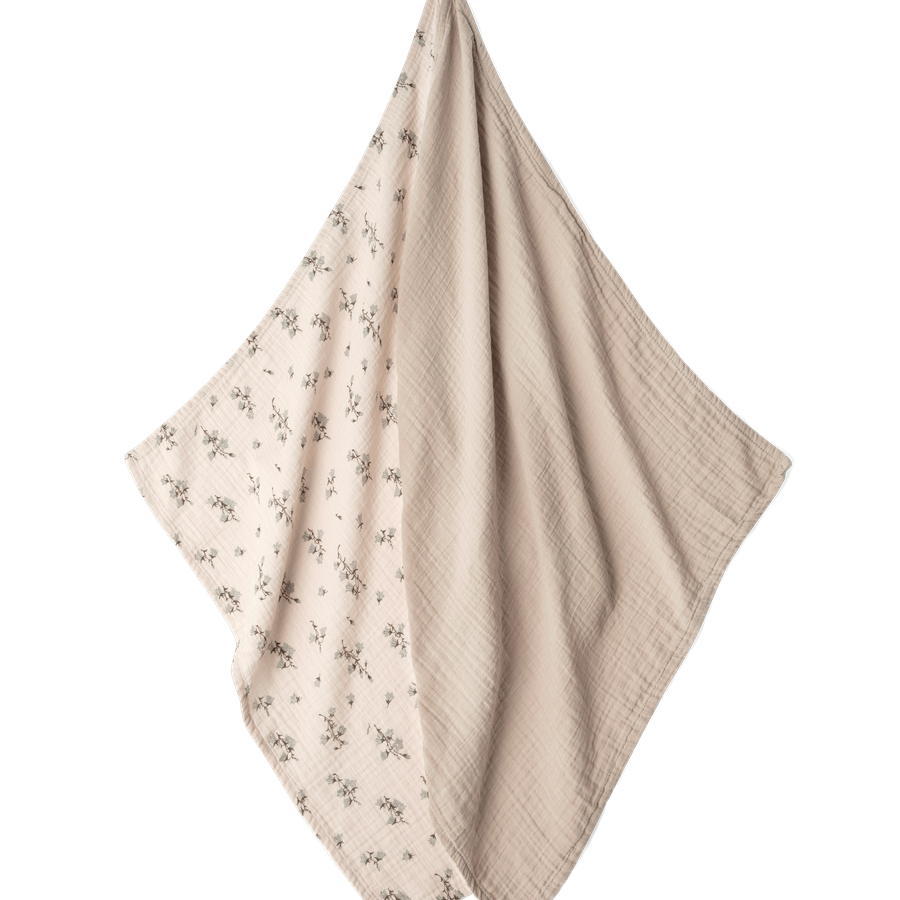 Garbo&Friends Muslin teppe 2-Pack - Bluebell