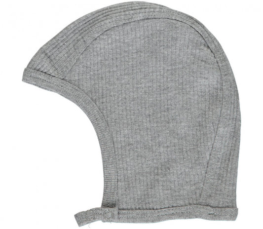 Modal Baby Hoodie - Grey Melange