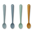 Load image into Gallery viewer, LIEWOOD Siv Feeding Spoon 4-Pack - Blue Multi Mix
