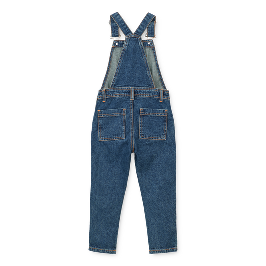 Indigo Denim snekkerbukse - Medium Blue Denim