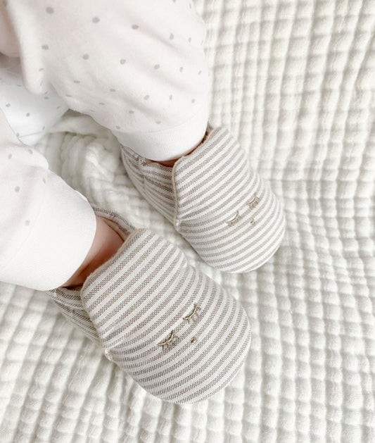 Crib Shoes - Light Khaki