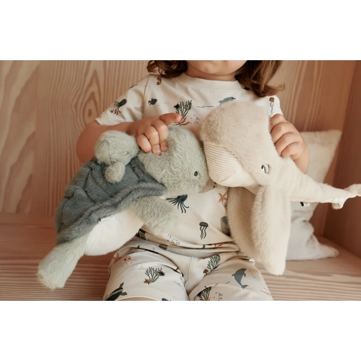 LIEWOOD - Berto & Baby Turtle Teddy - Faune Green