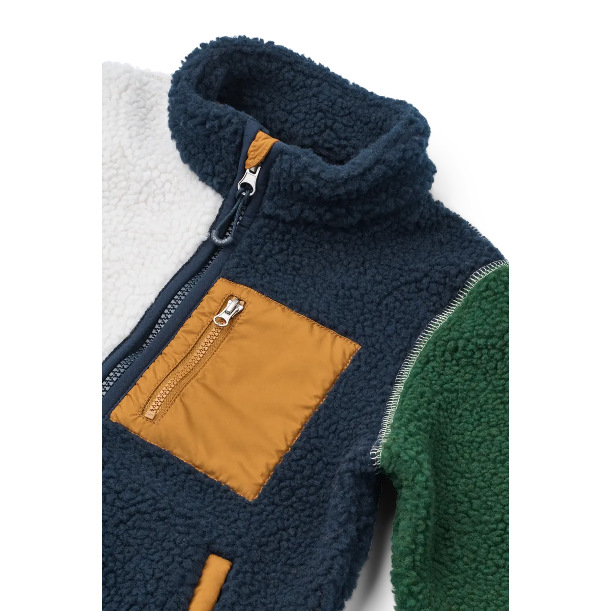 Nolan Pile Jacket - Peppermint multi mix