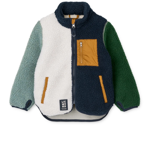 Nolan Pile Jacket - Peppermint multi mix