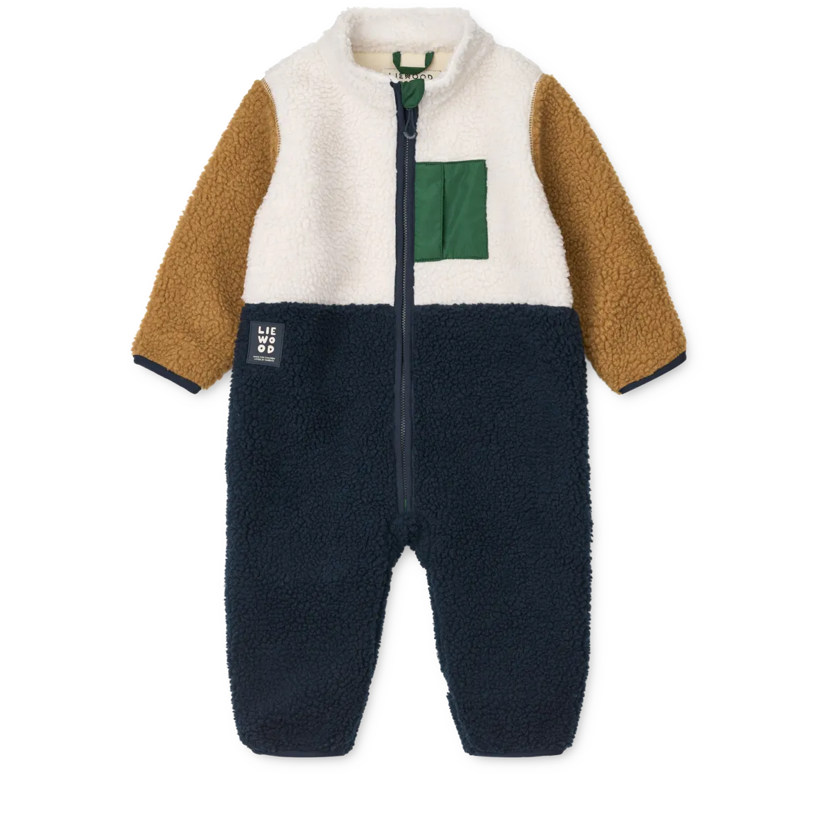 Nolano Pile Jumpsuit - Classic navy multi mix
