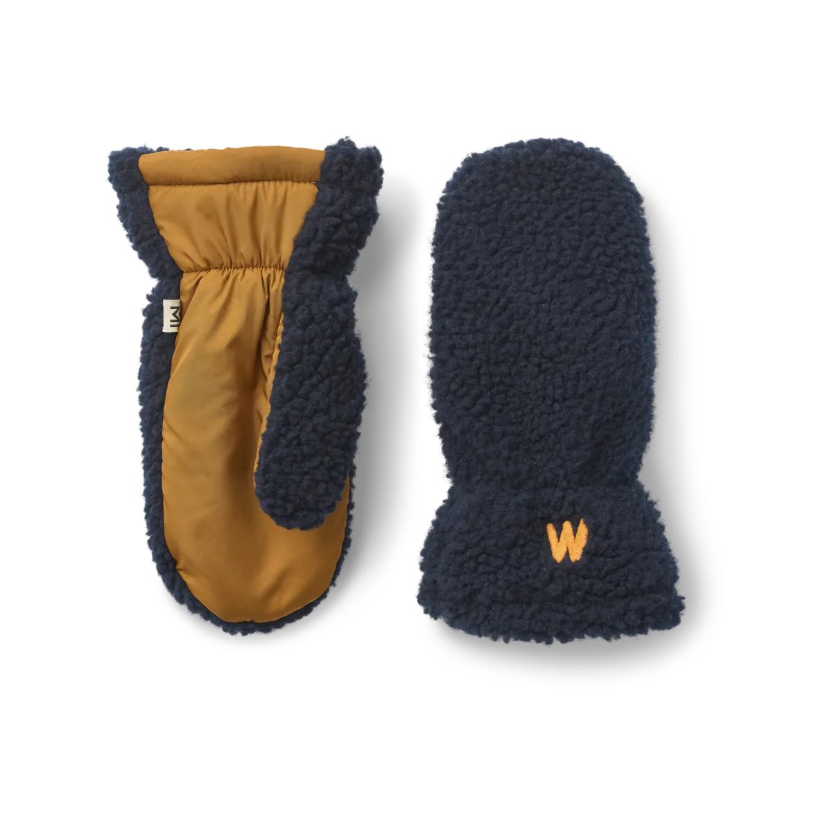 Grethe Pile Gloves - Classic navy multi mix