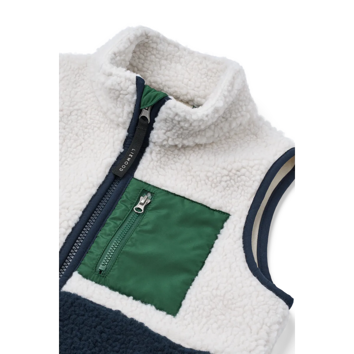 Vada Pile vest - Classic navy multi mix