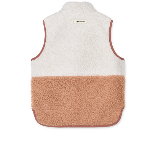 Vada Pile vest - Tuscany rose multi mix