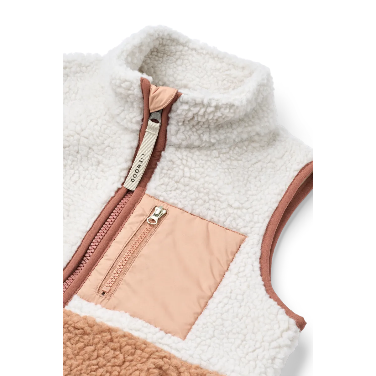 Vada Pile vest - Tuscany rose multi mix