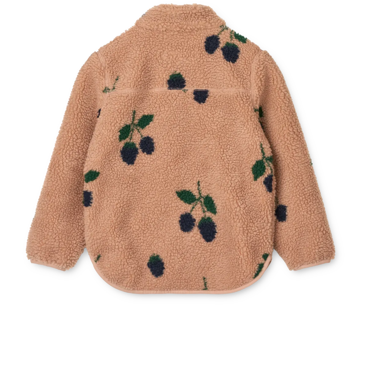 Nolan Pile Jacket - Berry / Pale Tuscany