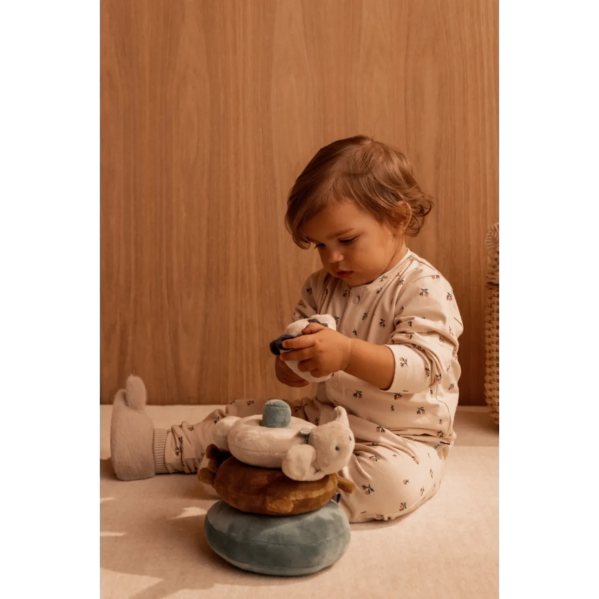 LIEWOOD Beth Rabbit Plush Slippers - Mist