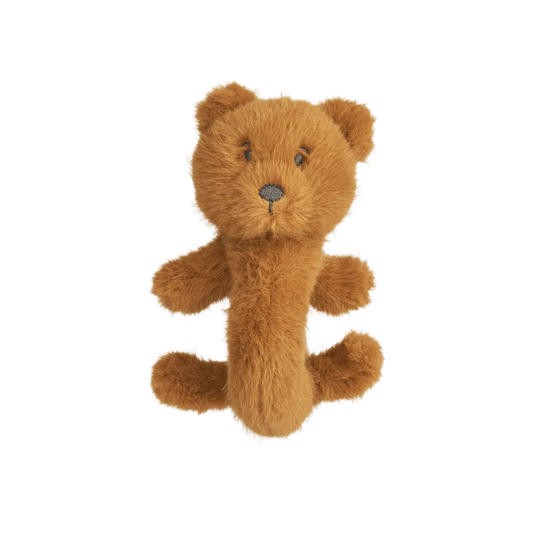 LIEWOOD Romain Bear Rattle - Golden Caramel