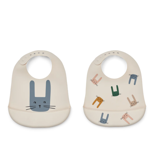 Liewood Tilda 2-Pack Silikon Smekke - Bunny