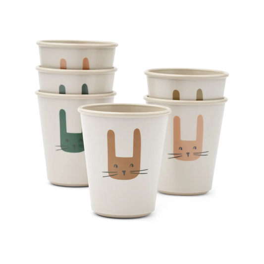 LIEWOOD Luna 6-Pack Kopper - Bunny / Sandy