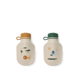 Load image into Gallery viewer, LIEWOOD Lizzie Smoothie Bottle 2-Pack - Safari Sandy Mix
