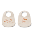 Load image into Gallery viewer, LIEWOOD Tilda 2-Pack Silikon Bib - Dream
