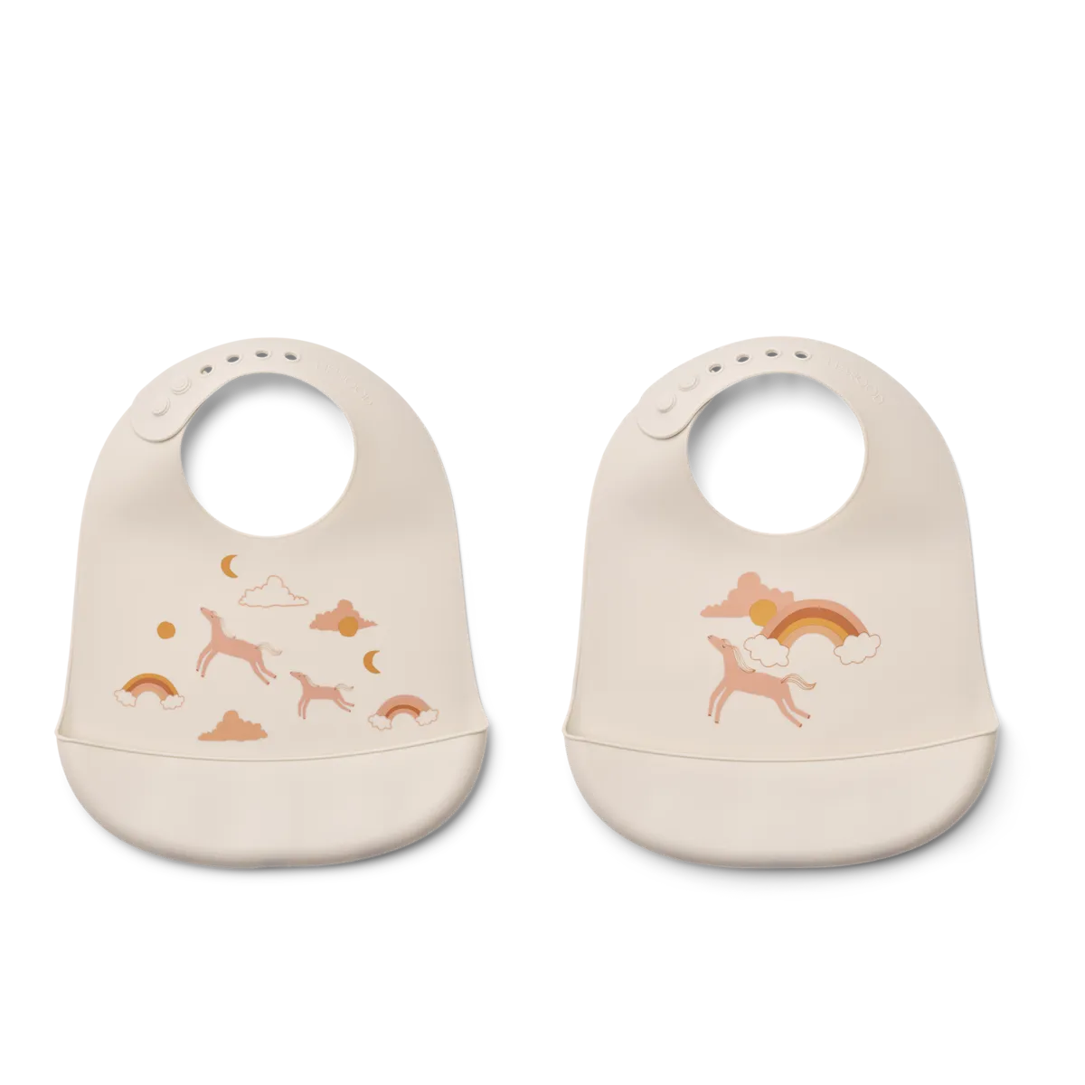 LIEWOOD Tilda 2-Pack Silikon Bib - Dream
