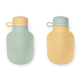 Load image into Gallery viewer, LIEWOOD Silvia Smoothie bottle 2-pack - Dusty Mint/Jojoba
