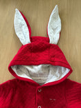 Load image into Gallery viewer, LIVLY Jacquard Bunny Overall - Rød
