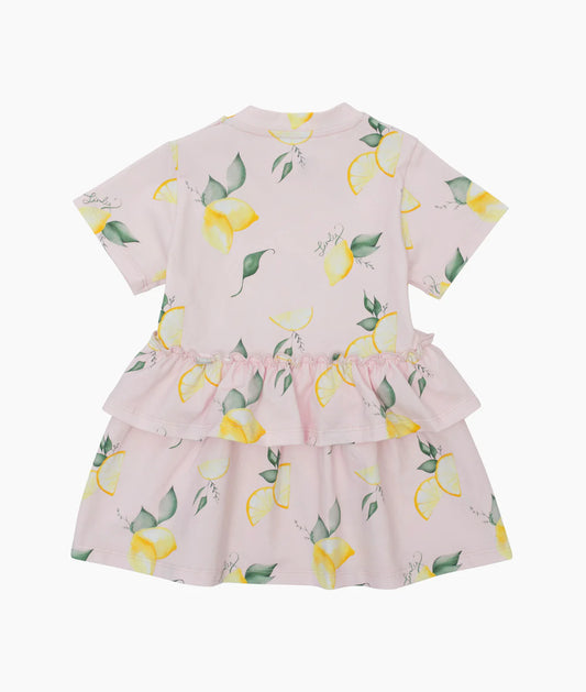 LIVLY Lilly Dress - lemons/light mauve
