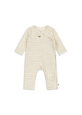 Load image into Gallery viewer, Konges Sløjd Basic Newborn Onesie - Tea Stripe
