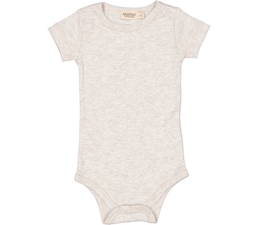 MarMar Modal Plain Body SS - Beige Melange
