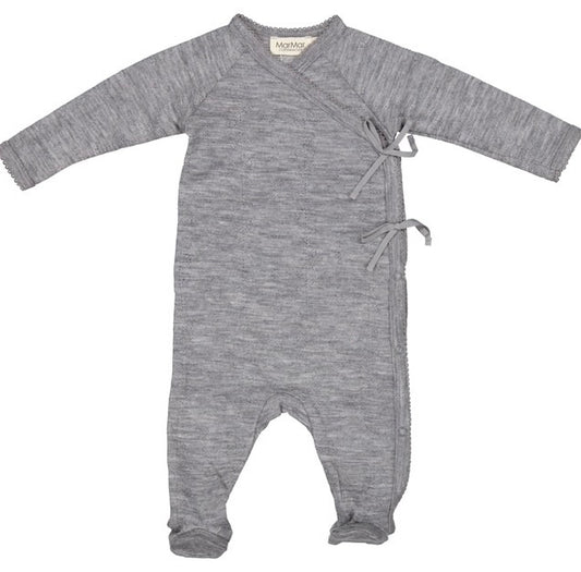 Rubetta Wool Pointelle - Grey Melange