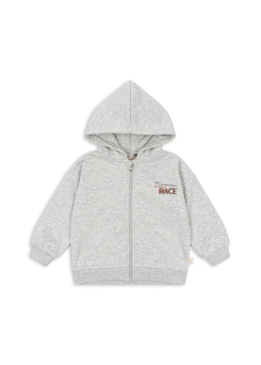 Konges Sløjd Lou Sweat Hood - Grey Melange