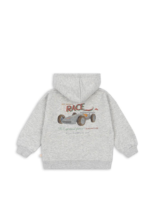 Konges Sløjd Lou Sweat Hood - Grey Melange