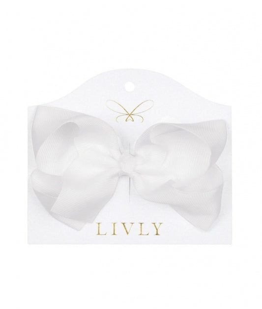 LIVLY Large Bow - Snow Angel