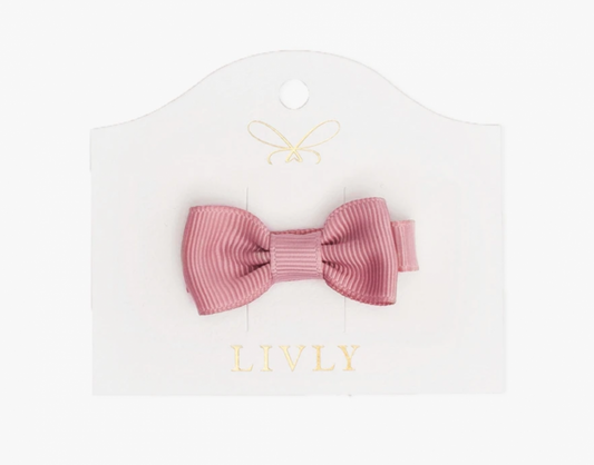 LIVLY Small Bow - Rosy Mauve