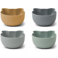 Load image into Gallery viewer, LIEWOOD Feliz Snack Bowl 4-Pack - Golden Caramel Multi Mix
