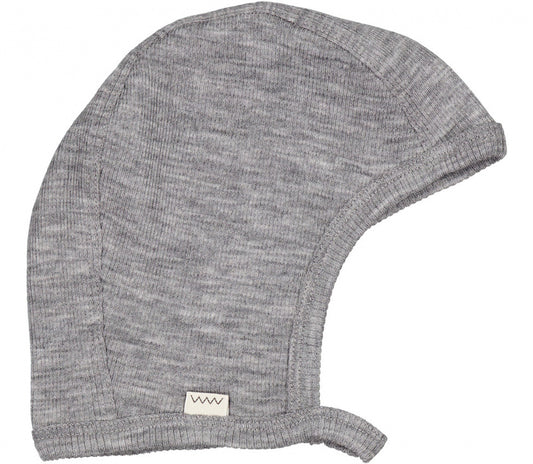 Hoody Wool Rib - Grey Melange