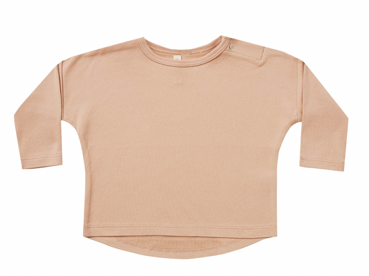 Quincy Mae - Longsleeve Tee - Petal