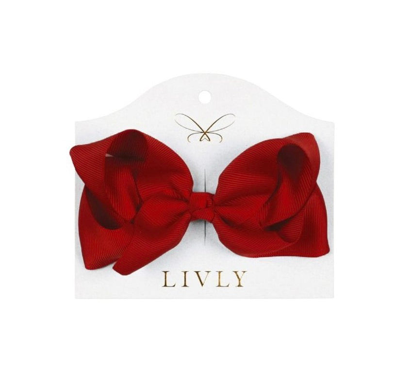 LIVLY Medium Bow - Scarlet