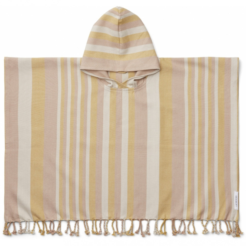 LIEWOOD Roomie Poncho - Pea'ch/Sandy/Yellow Mellow