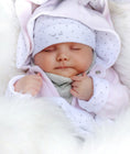 Load image into Gallery viewer, Bunny Overall - Rosa Plush

