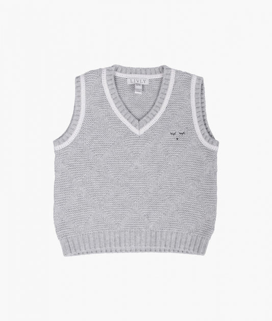 LIVLY Knit Pullover - Grey