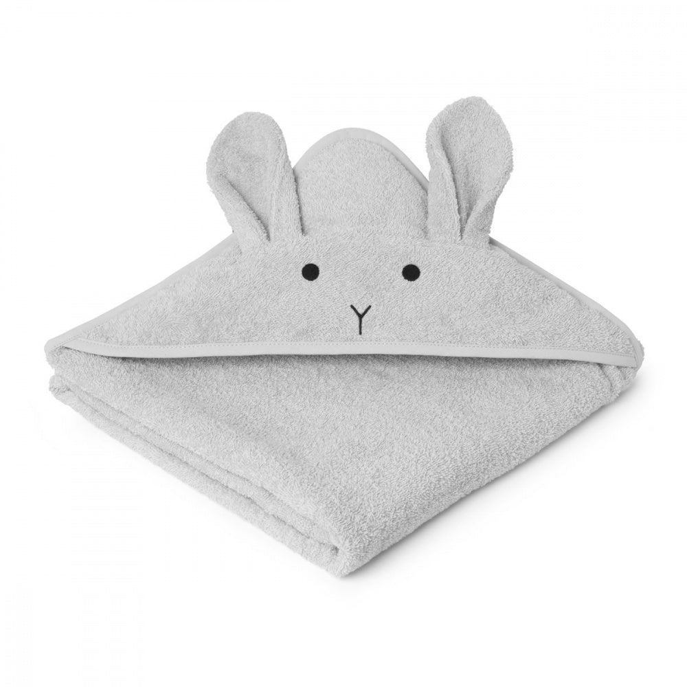 LIEWOOD Badehåndkle - Rabbit Grey