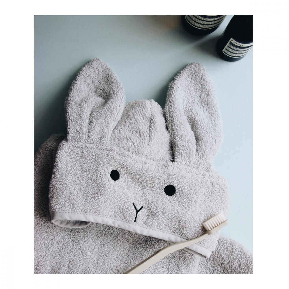 LIEWOOD Augusta Badehåndkle - Rabbit Grey