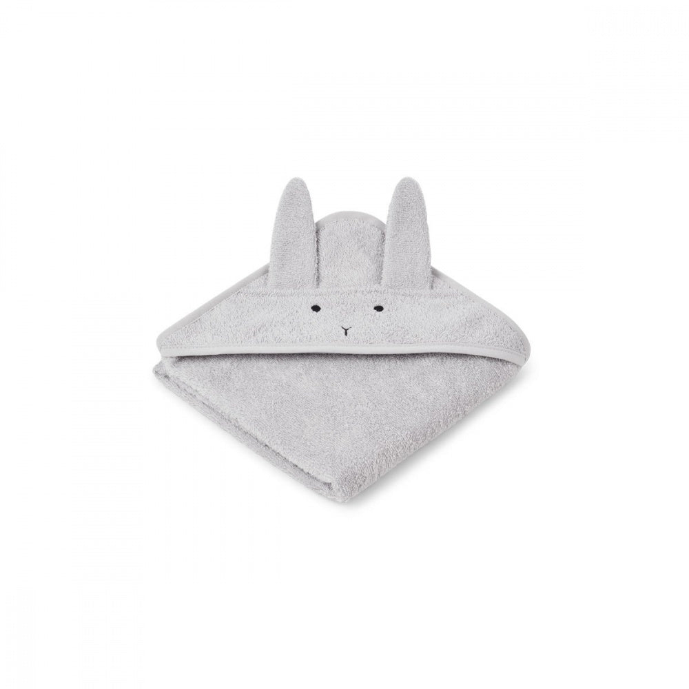 LIEWOOD Albert Babyhåndkle - Rabbit Grey