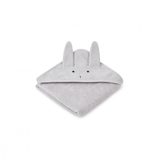 LIEWOOD Albert Babyhåndkle - Rabbit Grey