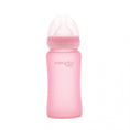 Load image into Gallery viewer, Glassflaske med knusebeskyttelse 240ml - Rose Pink
