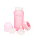 Load image into Gallery viewer, Glassflaske med knusebeskyttelse 240ml - Rose Pink
