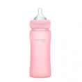 Load image into Gallery viewer, Glassflaske med knusebeskyttelse 300ml - Rose Pink
