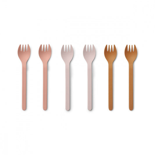 Naoto Bambus Gafler 6Pack - Rose Mix