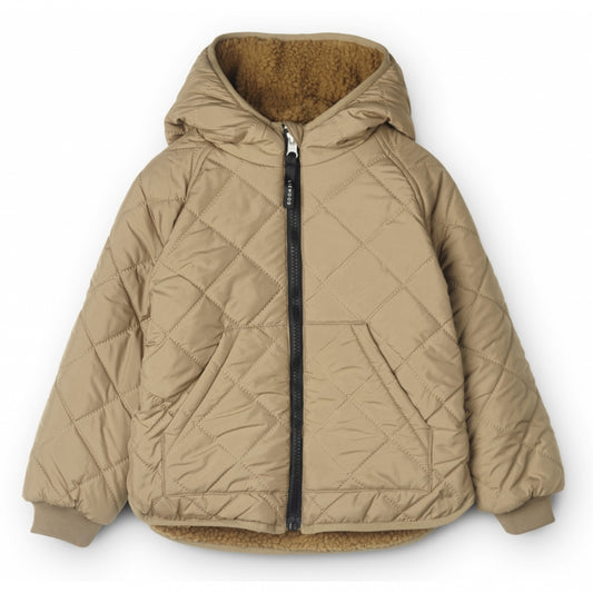 Jackson Reversible Jacket - Oat/Golden Caramel Mix